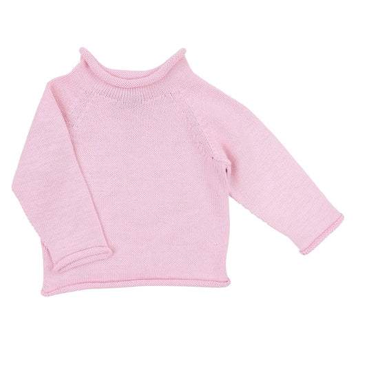 Essentials Knits Pink Rollneck Sweater