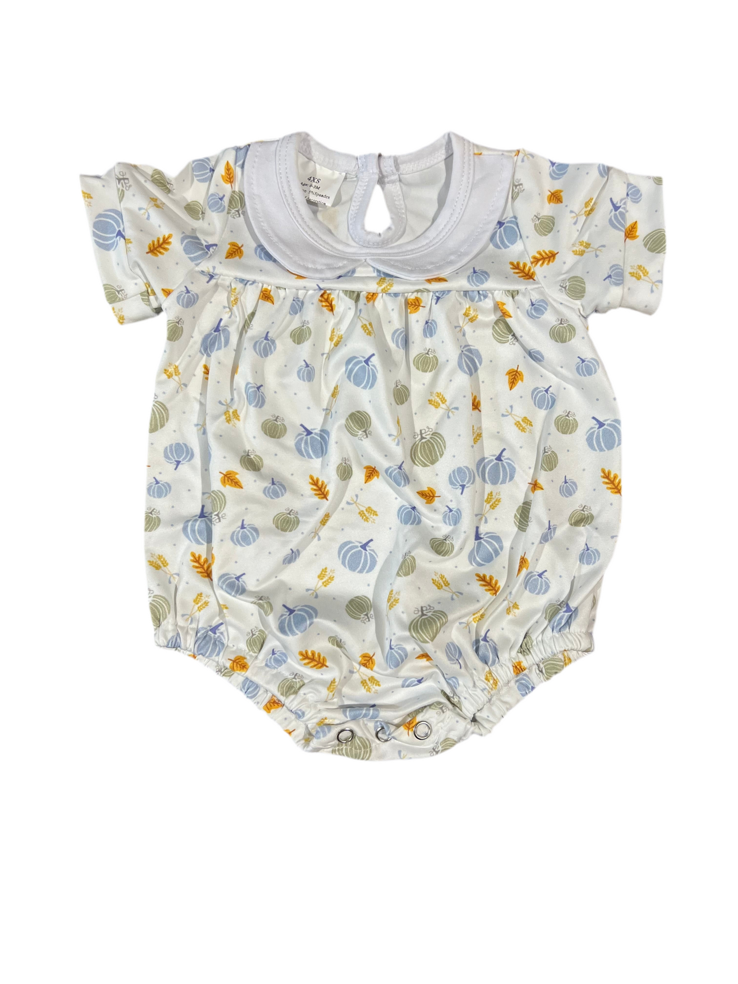 Boy Harvest Bubble Romper