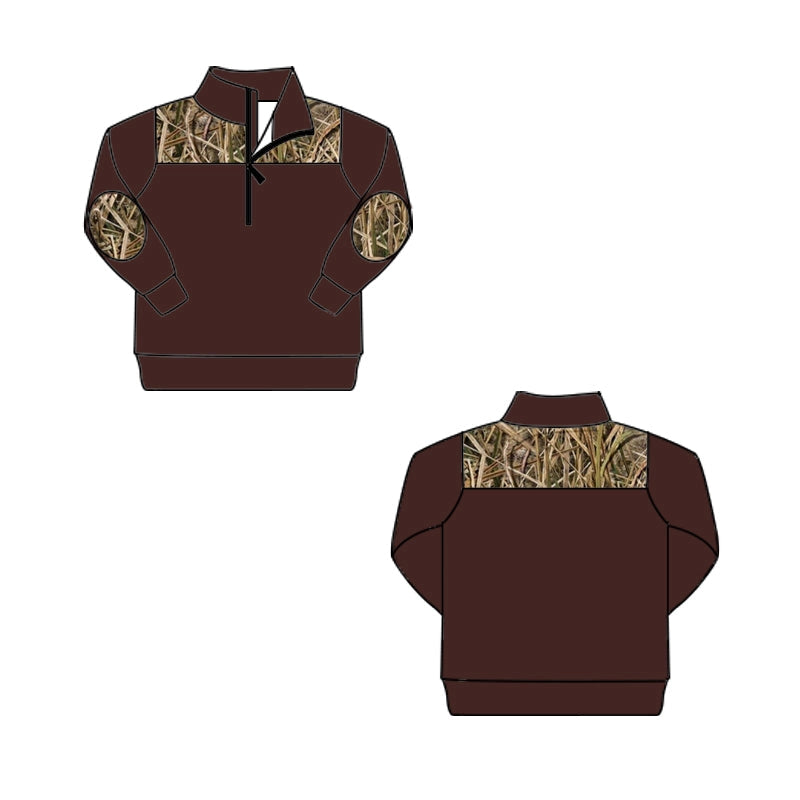 Boys Camo Pullover