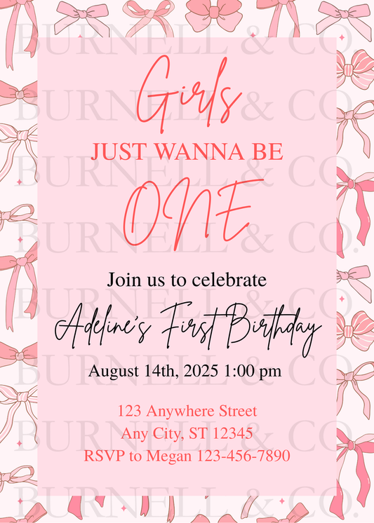 Girls Just Wanna Be One