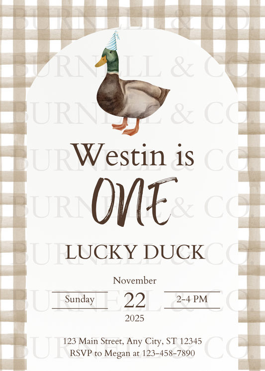 One Lucky Duck