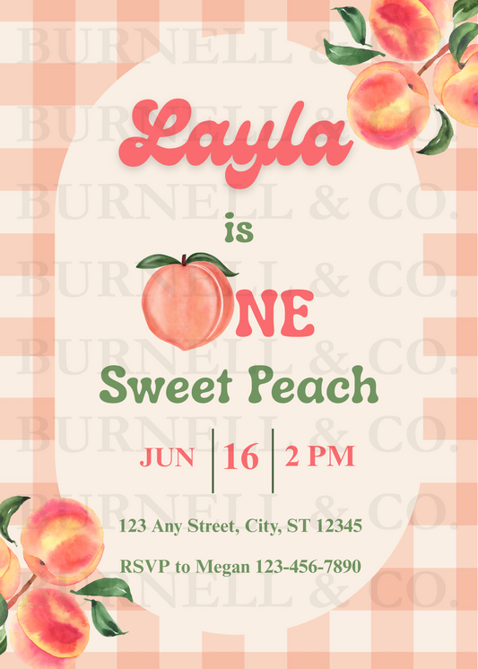 One Sweet Peach