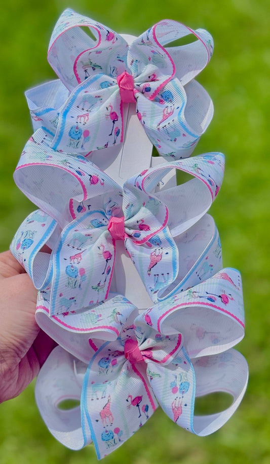 Safari Birthday Bow